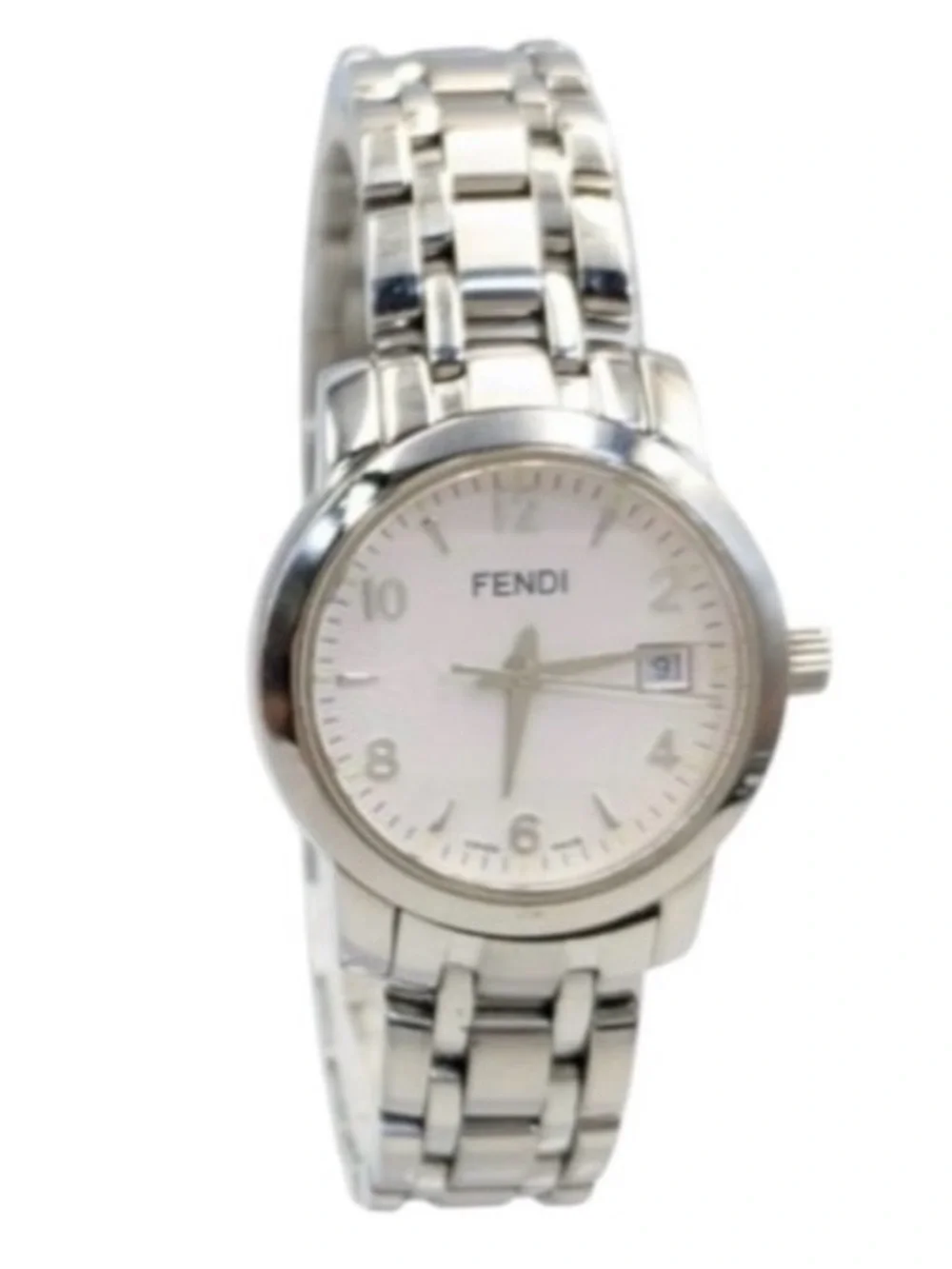 Authentic Fendi luxury designer stainless steel watch